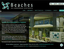 Tablet Screenshot of beachesonlammermoor.com.au